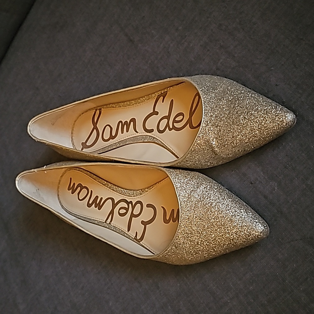 Sam Edelman Glitter Flats Size 7.5